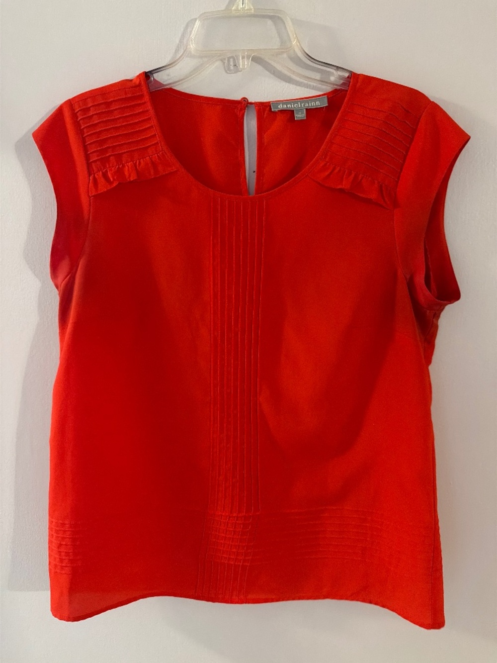 Daniel Rainn Orange Red blouse